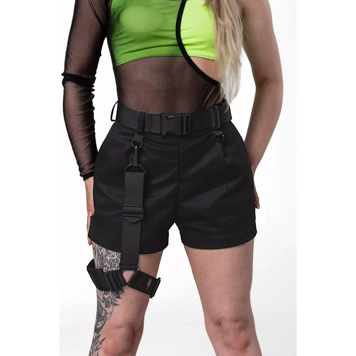 Techwear Shorts with Harness