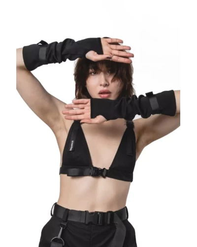 Rękawiczki Bez Palców Techwear