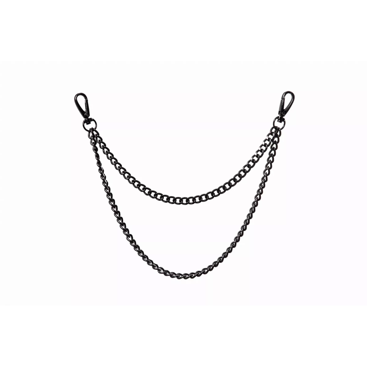 Czarny łańcuch z niklu