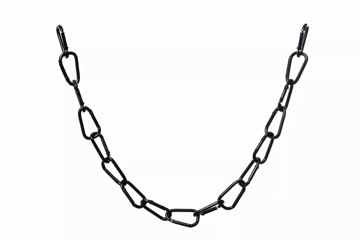 Black Chain with Carabiners