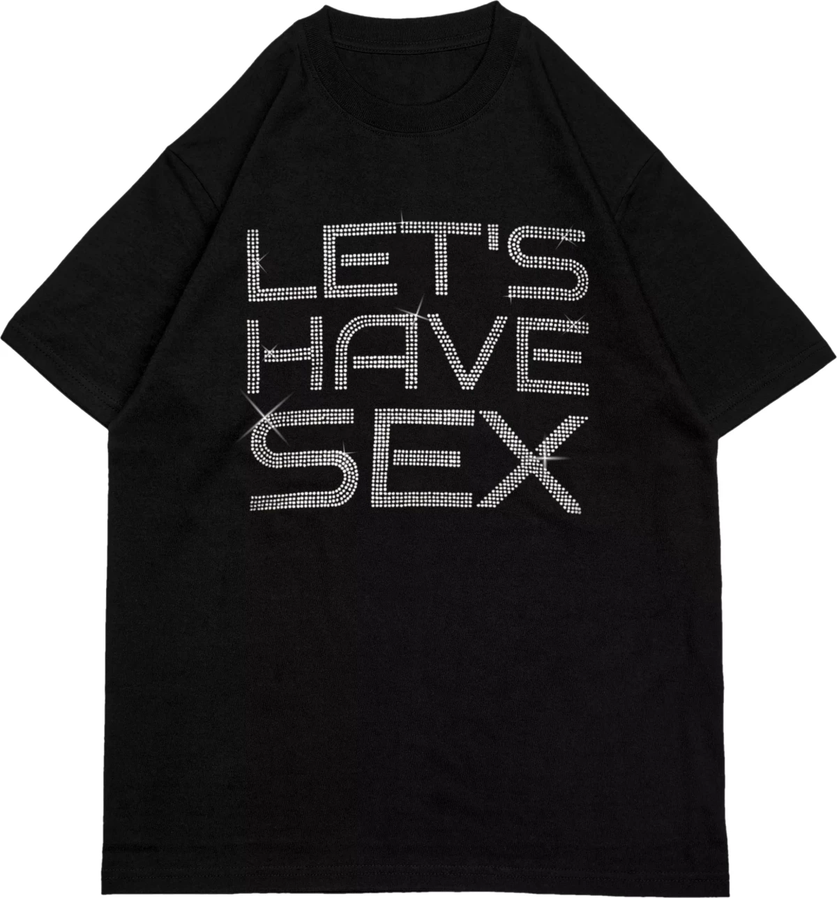 Koszulka LET'S HAVE SEX crystals