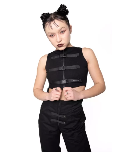 Crop Top Techwear Clasp