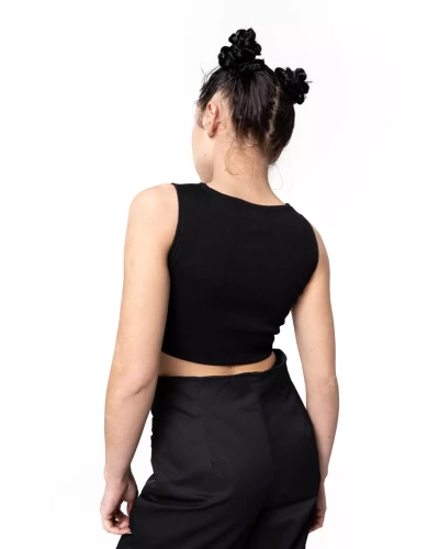 Crop Top Techwear Clasp