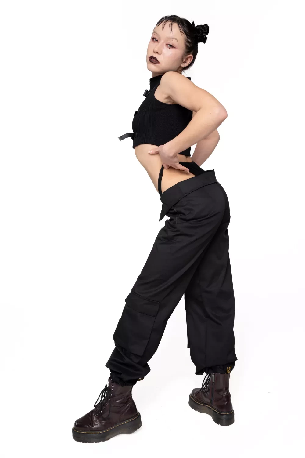 Crop Top Techwear Clasp