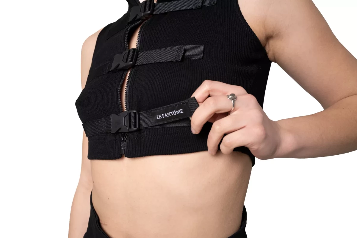 Crop Top Techwear Clasp