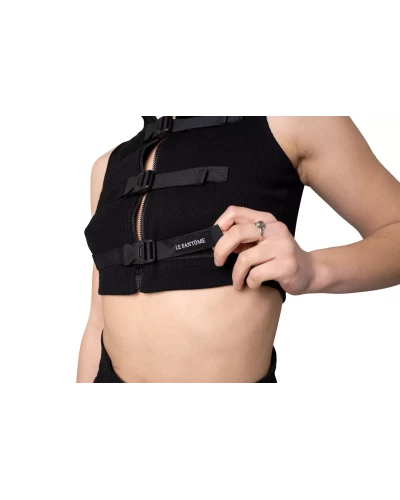 Crop Top Techwear Clasp