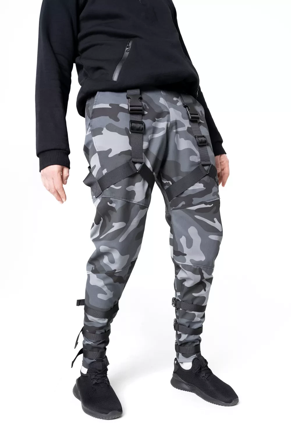 Spodnie Męskie Techwear Camo