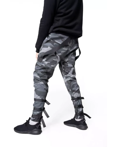 Spodnie Męskie Techwear Camo