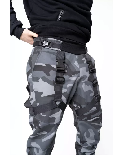 Spodnie Męskie Techwear Camo