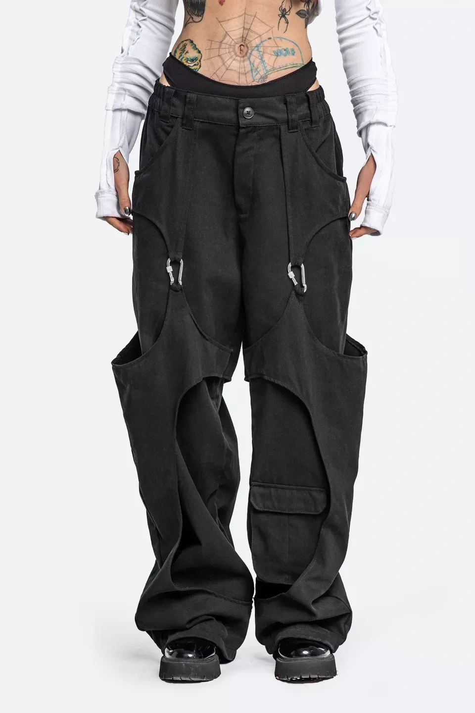 Dual Construct Denim Pants