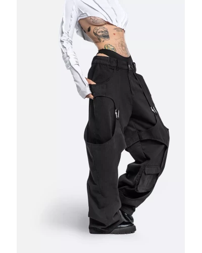 Dual Construct Denim Pants