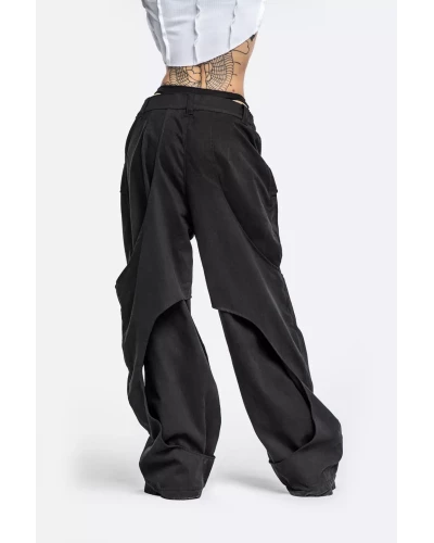 Dual Construct Denim Pants