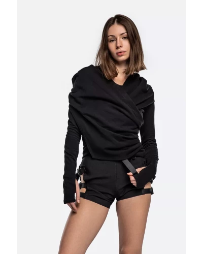 Draped Modular Hoodie