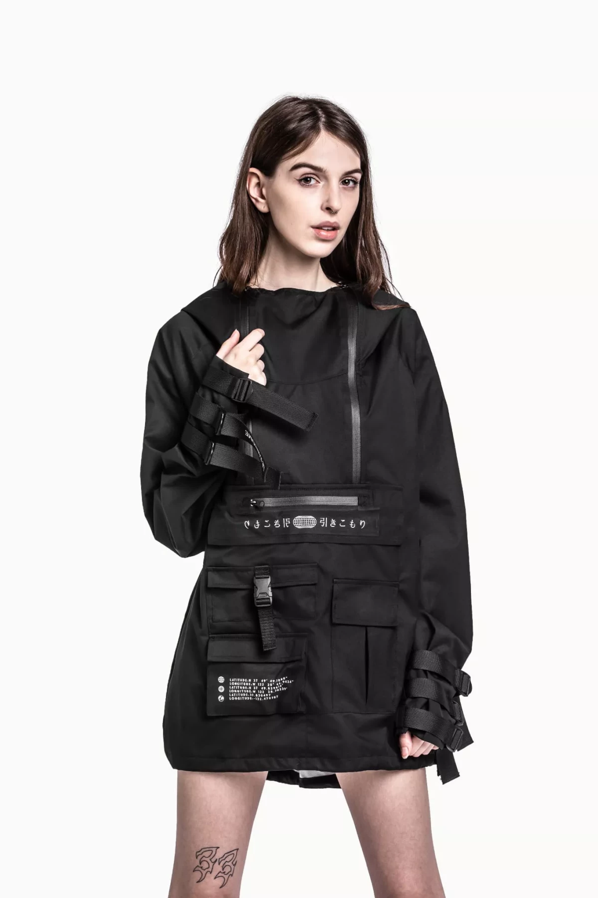 Woman jacket techwear anorak