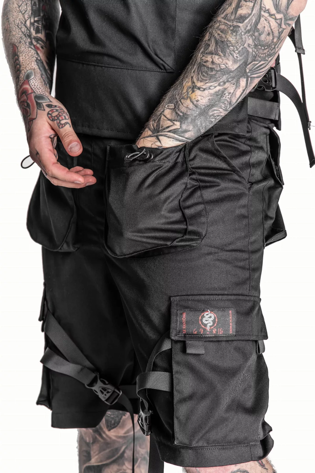 Krótkie spodnie bermudy techwear