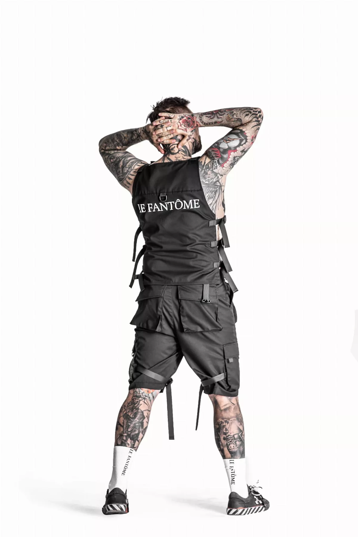 Krótkie spodnie bermudy techwear