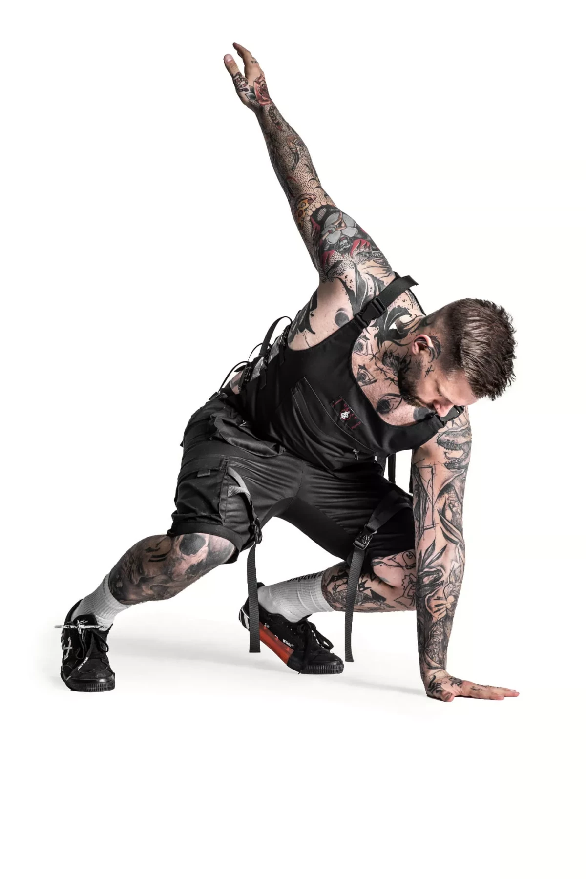 Krótkie spodnie bermudy techwear